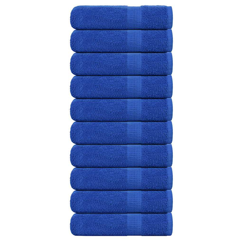 Douchehanddoeken 360 G/M² 100% Katoen Blauw