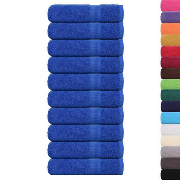 Douchehanddoeken 360 G/M² 100% Katoen Blauw