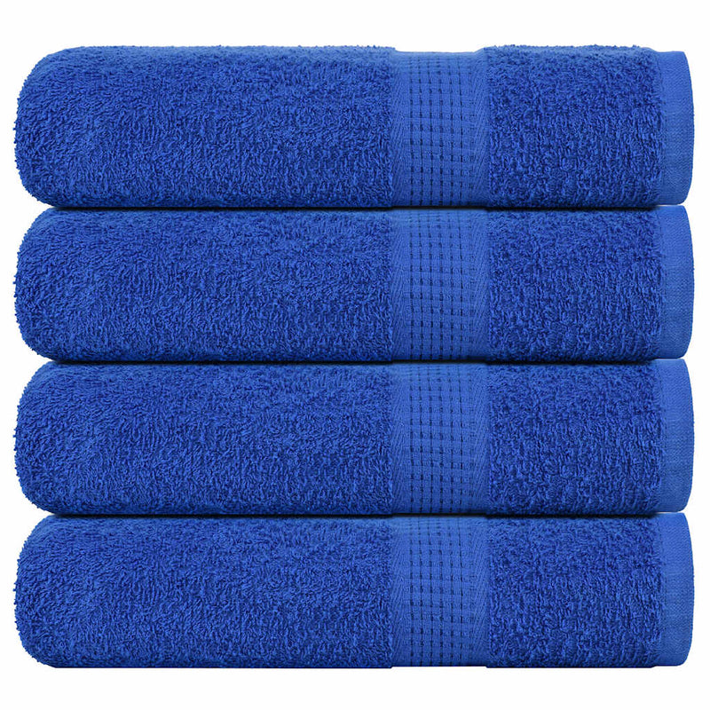 Douchehanddoeken 360 G/M² 100% Katoen Blauw