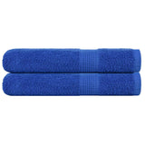 Douchehanddoeken 360 G/M² 100% Katoen Blauw