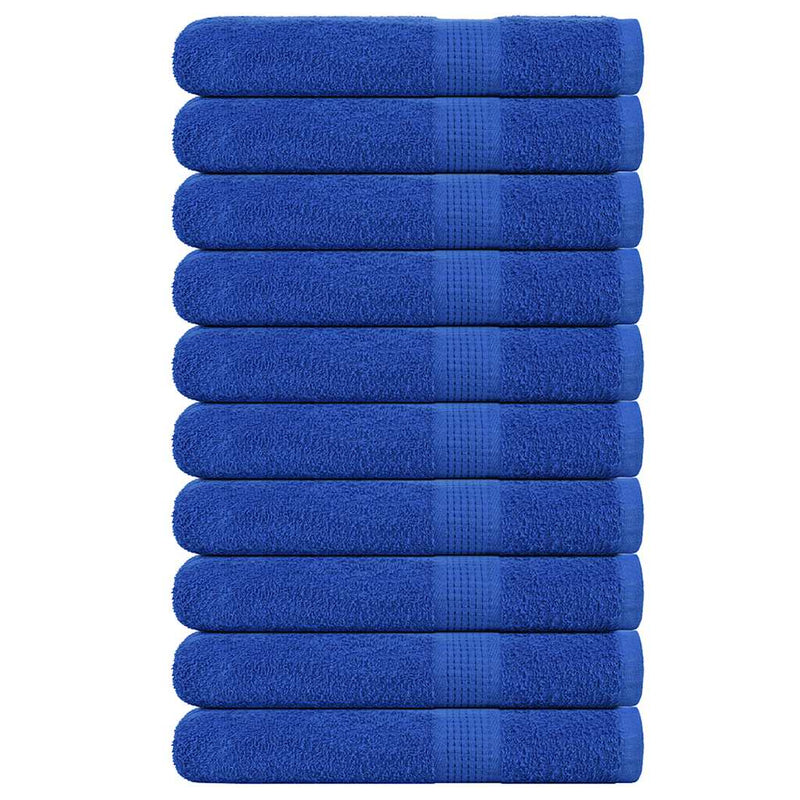 Douchehanddoeken 360 G/M² 100% Katoen Blauw