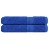 Douchehanddoeken 360 G/M² 100% Katoen Blauw