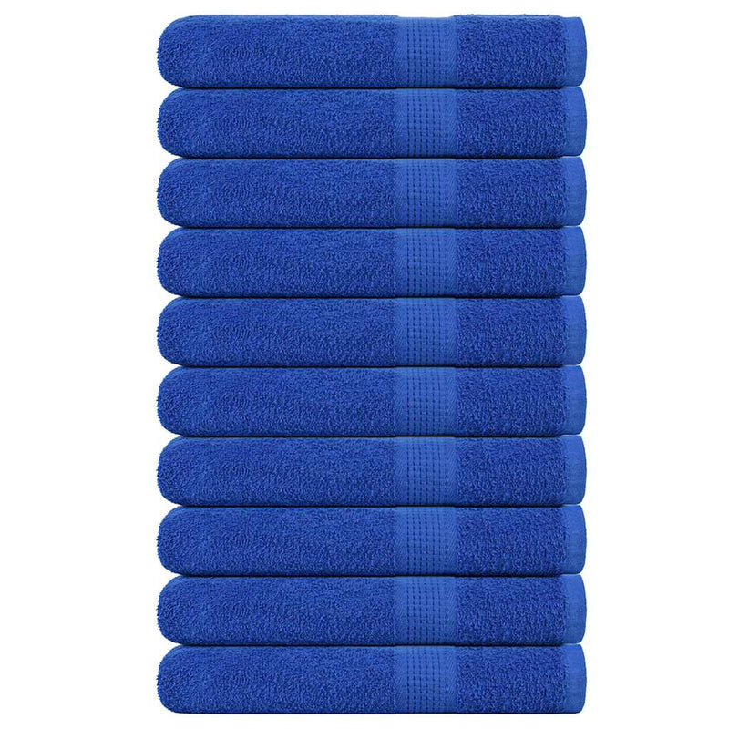Douchehanddoeken 360 G/M² 100% Katoen Blauw