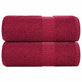 Handdoeken 360 G/M² 100% Katoen Bordeauxrood