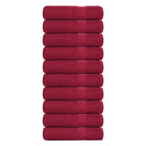 Handdoeken 360 G/M² 100% Katoen Bordeauxrood