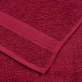 Handdoeken 360 G/M² 100% Katoen Bordeauxrood