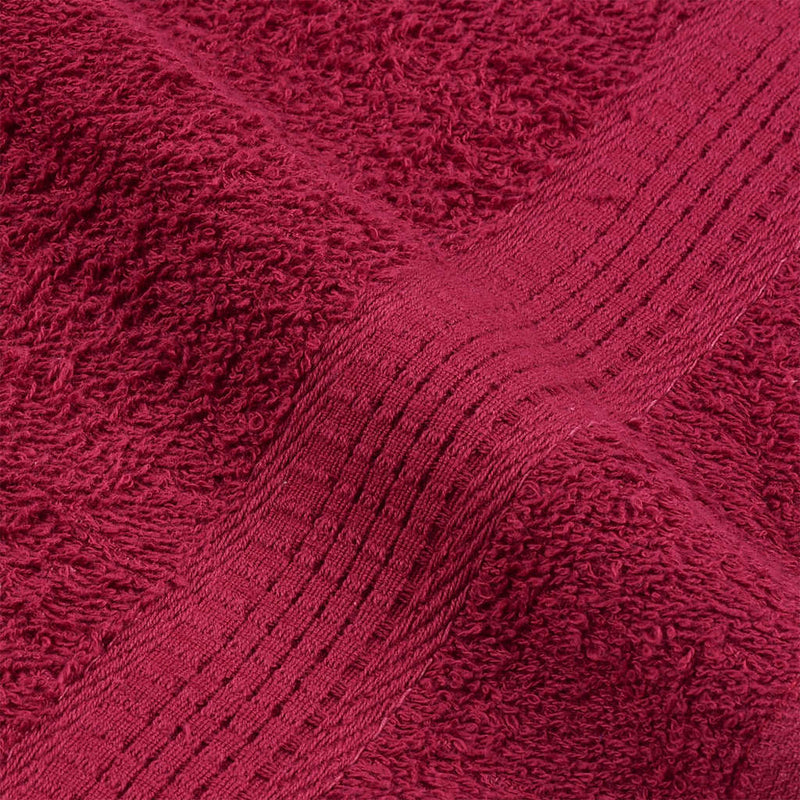 Handdoeken 360 G/M² 100% Katoen Bordeauxrood