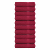 Handdoeken 360 G/M² 100% Katoen Bordeauxrood