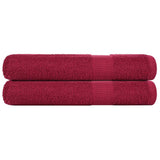 Handdoeken 360 G/M² 100% Katoen Bordeauxrood
