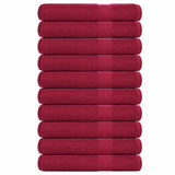 Handdoeken 360 G/M² 100% Katoen Bordeauxrood