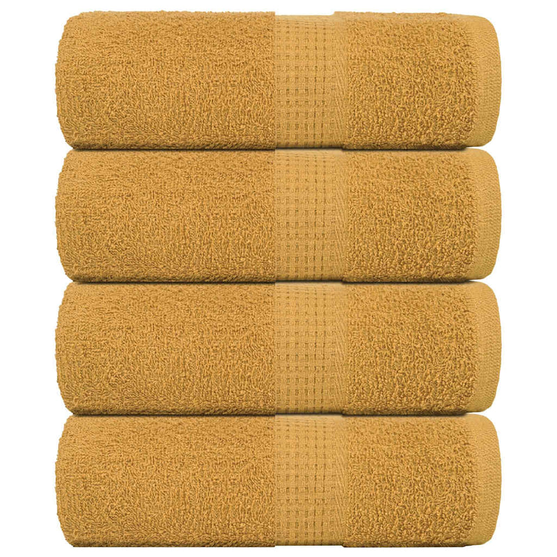 Badhanddoeken 360 G/M² 100% Katoen Kleurig Goud