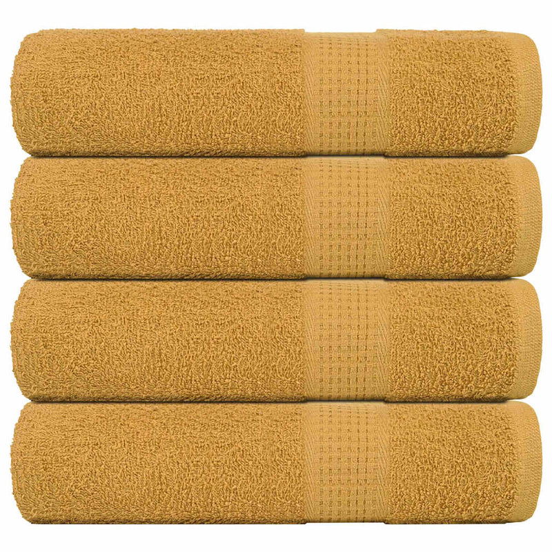 Badhanddoeken 360 G/M² 100% Katoen Kleurig Goud