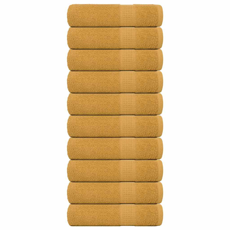 Badhanddoeken 360 G/M² 100% Katoen Kleurig Goud
