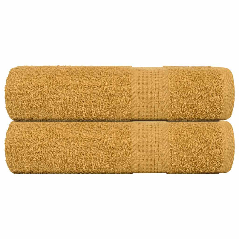 Badhanddoeken 360 G/M² 100% Katoen Kleurig Goud