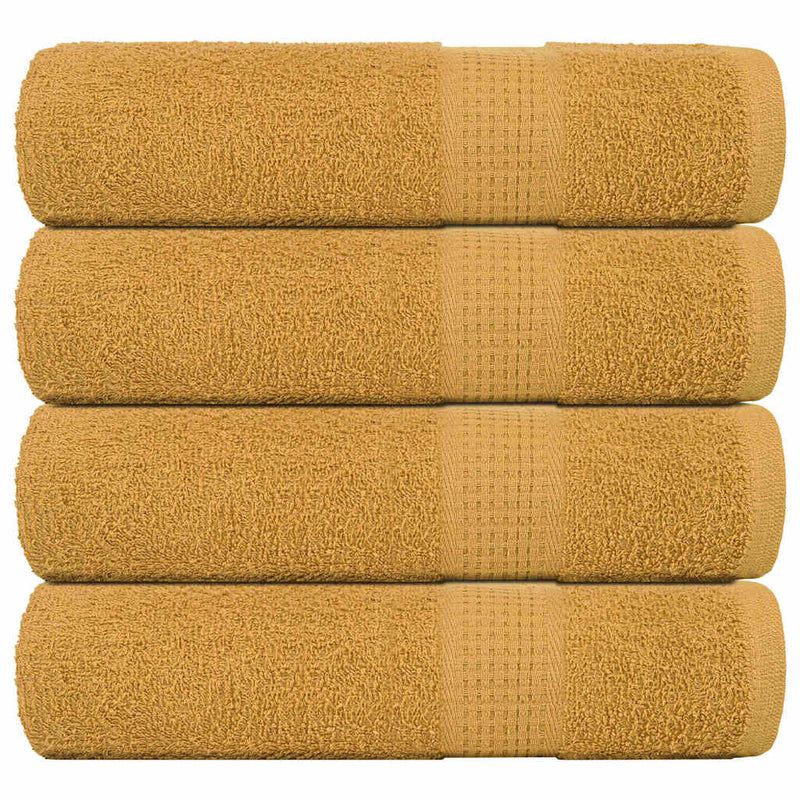 Badhanddoeken 360 G/M² 100% Katoen Kleurig Goud