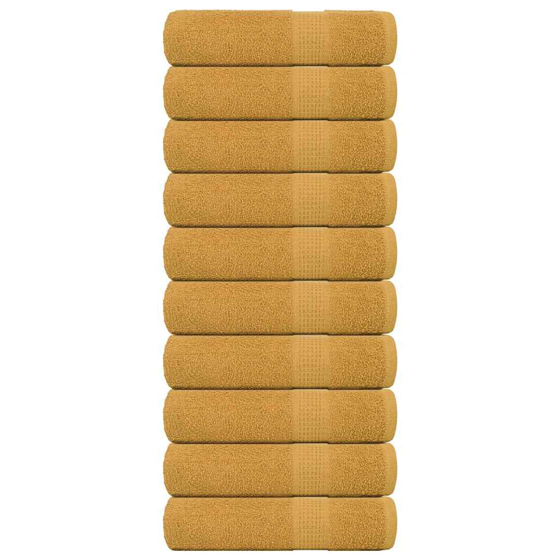 Badhanddoeken 360 G/M² 100% Katoen Kleurig Goud