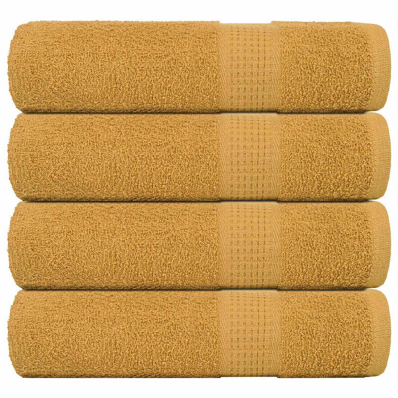 Badhanddoeken 360 G/M² 100% Katoen Kleurig Goud