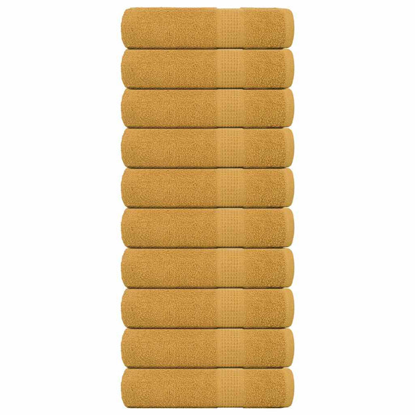 Badhanddoeken 360 G/M² 100% Katoen Kleurig Goud