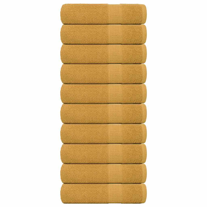 Badhanddoeken 360 G/M² 100% Katoen Kleurig Goud