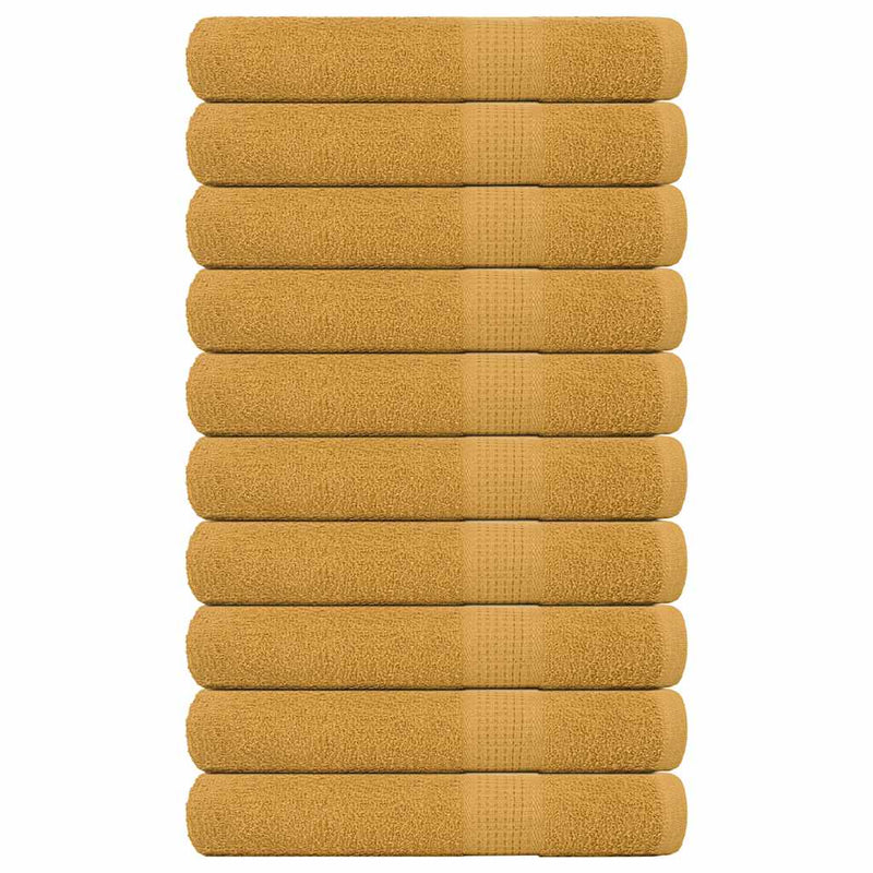 Badhanddoeken 360 G/M² 100% Katoen Kleurig Goud