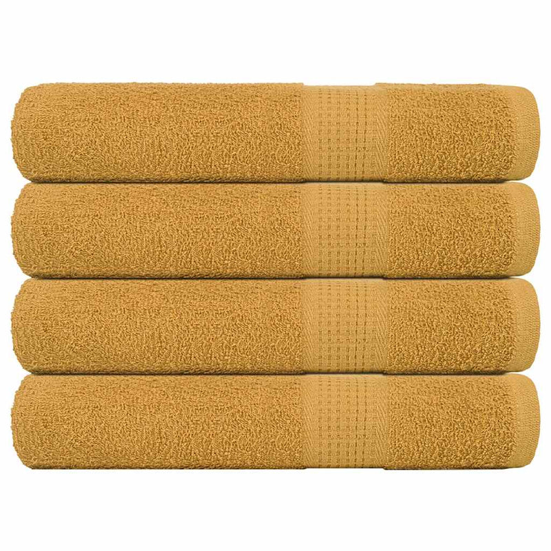 Badhanddoeken 360 G/M² 100% Katoen Kleurig Goud