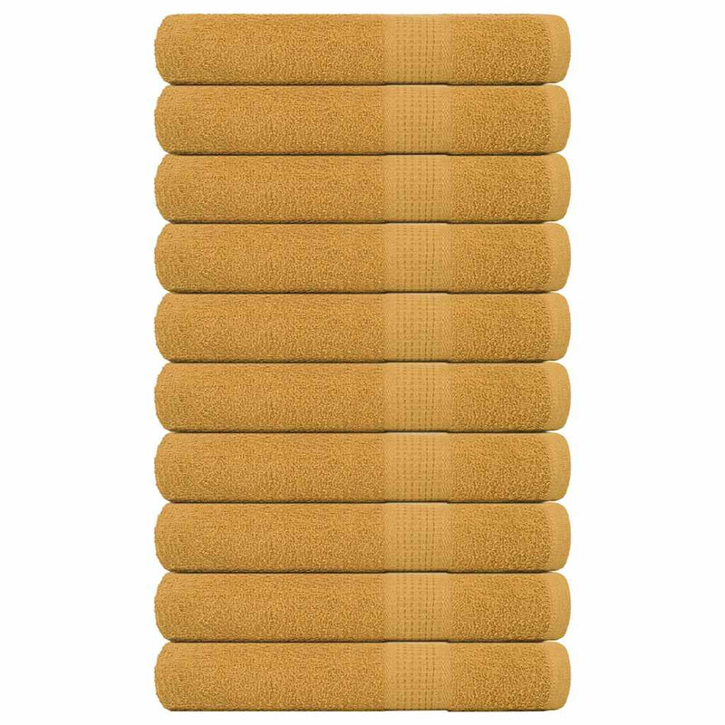 Badhanddoeken 360 G/M² 100% Katoen Kleurig Goud