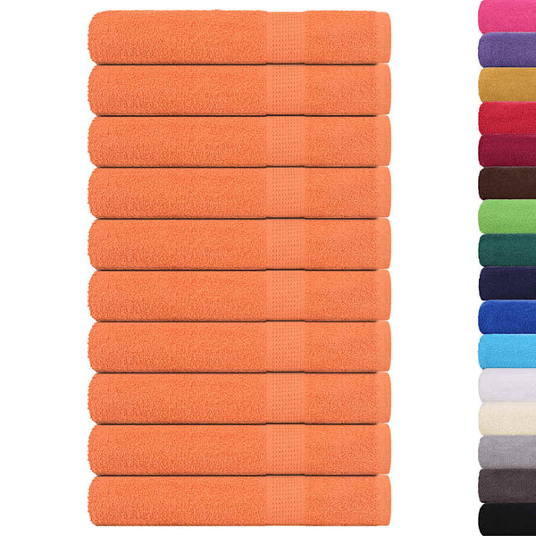 Handdoeken 360 G/M² 100% Katoen Oranje