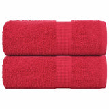 Gastendoekjes 360 G/M² 100% Katoen Rood