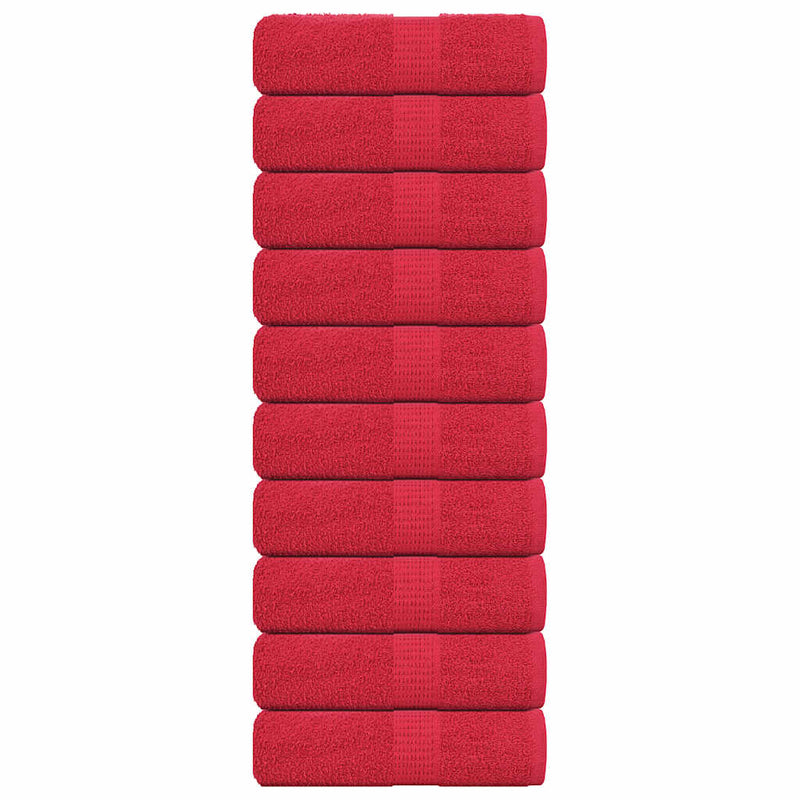 Gastendoekjes 360 G/M² 100% Katoen Rood