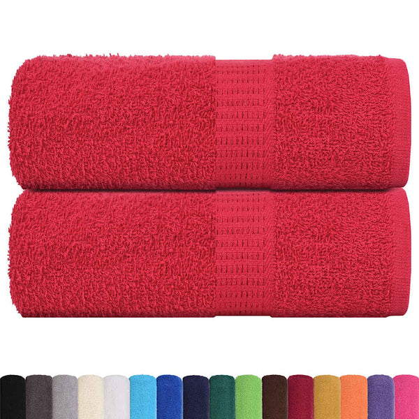 Gastendoekjes 360 G/M² 100% Katoen Rood