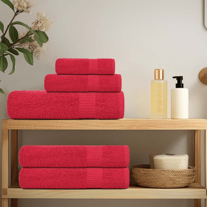 Gastendoekjes 360 G/M² 100% Katoen Rood