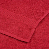 Gastendoekjes 360 G/M² 100% Katoen Rood