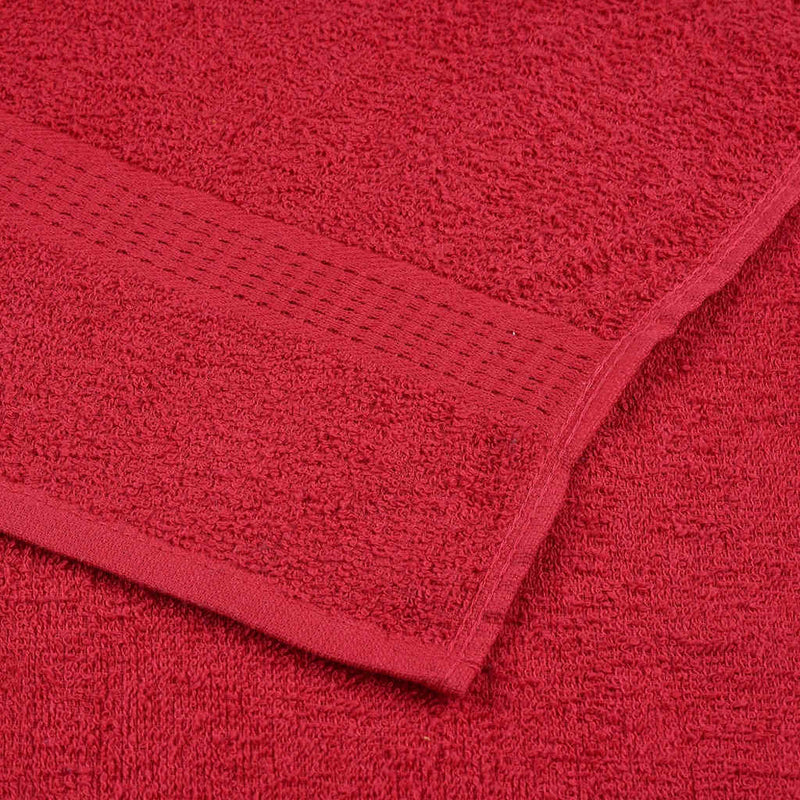 Gastendoekjes 360 G/M² 100% Katoen Rood