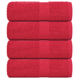 Gastendoekjes 360 G/M² 100% Katoen Rood