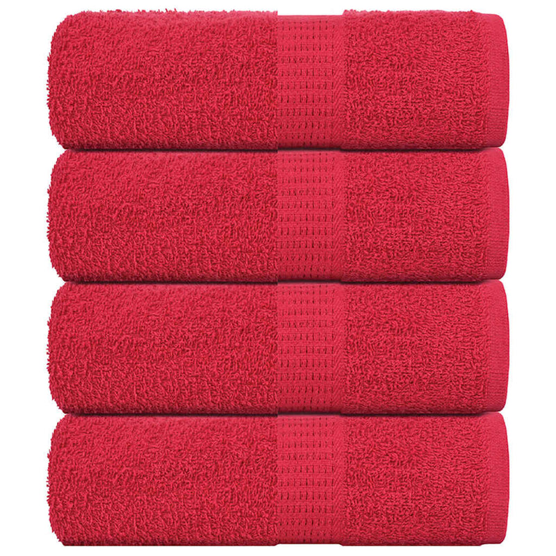 Gastendoekjes 360 G/M² 100% Katoen Rood