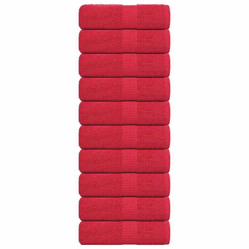 Gastendoekjes 360 G/M² 100% Katoen Rood
