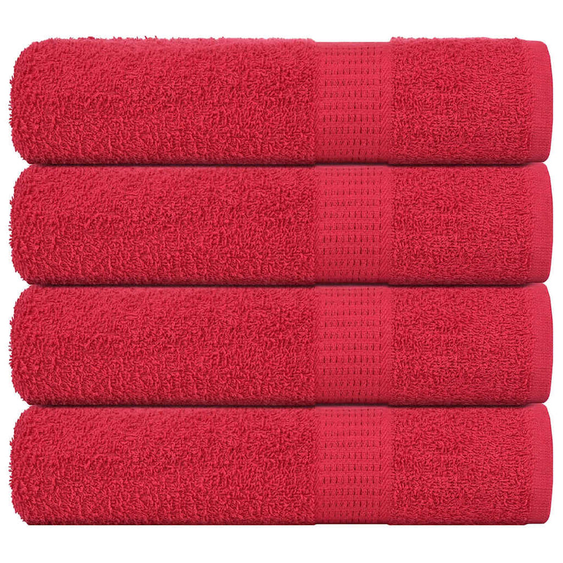 Gastendoekjes 360 G/M² 100% Katoen Rood