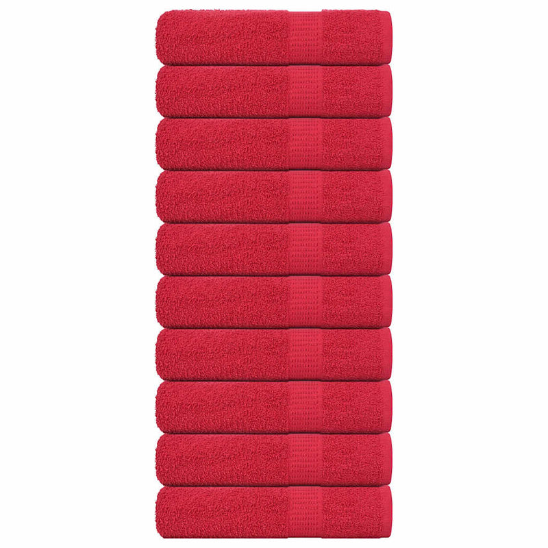 Gastendoekjes 360 G/M² 100% Katoen Rood