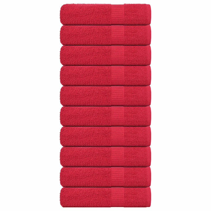 Gastendoekjes 360 G/M² 100% Katoen Rood