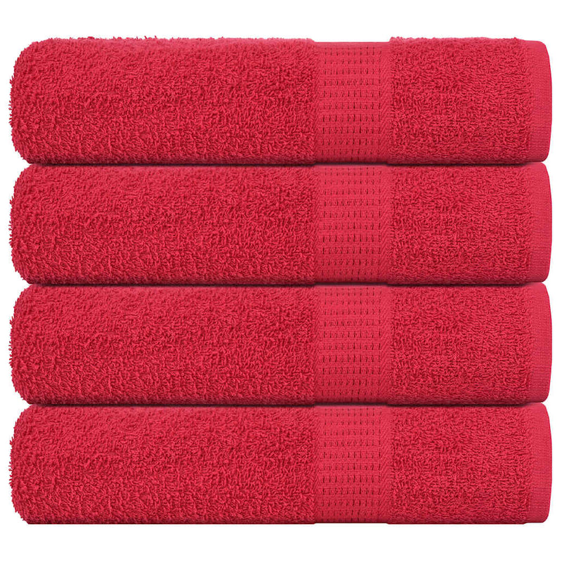 Gastendoekjes 360 G/M² 100% Katoen Rood