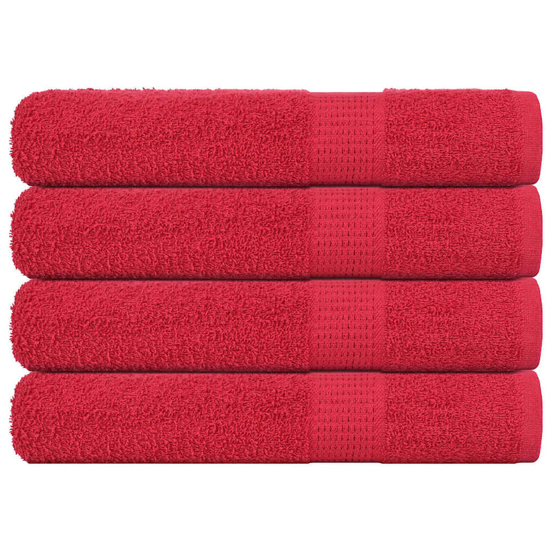 Gastendoekjes 360 G/M² 100% Katoen Rood