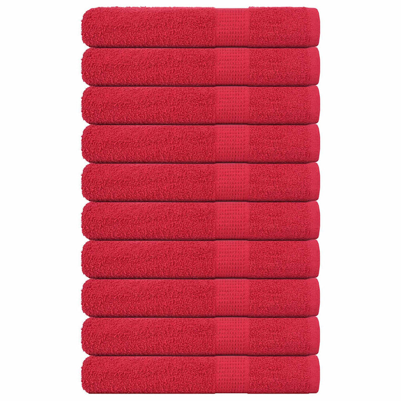 Gastendoekjes 360 G/M² 100% Katoen Rood
