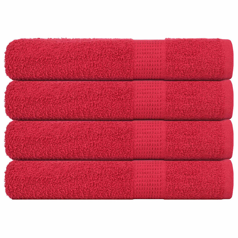 Gastendoekjes 360 G/M² 100% Katoen Rood