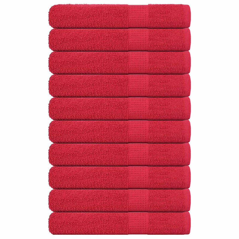 Gastendoekjes 360 G/M² 100% Katoen Rood