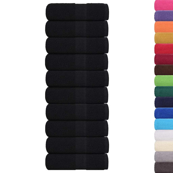 Gastendoekjes 360 G/M² 100% Katoen Zwart