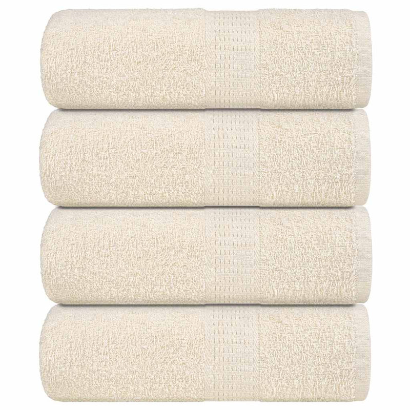 Handdoeken 360 G/M² 100% Katoen Kleurig Crème