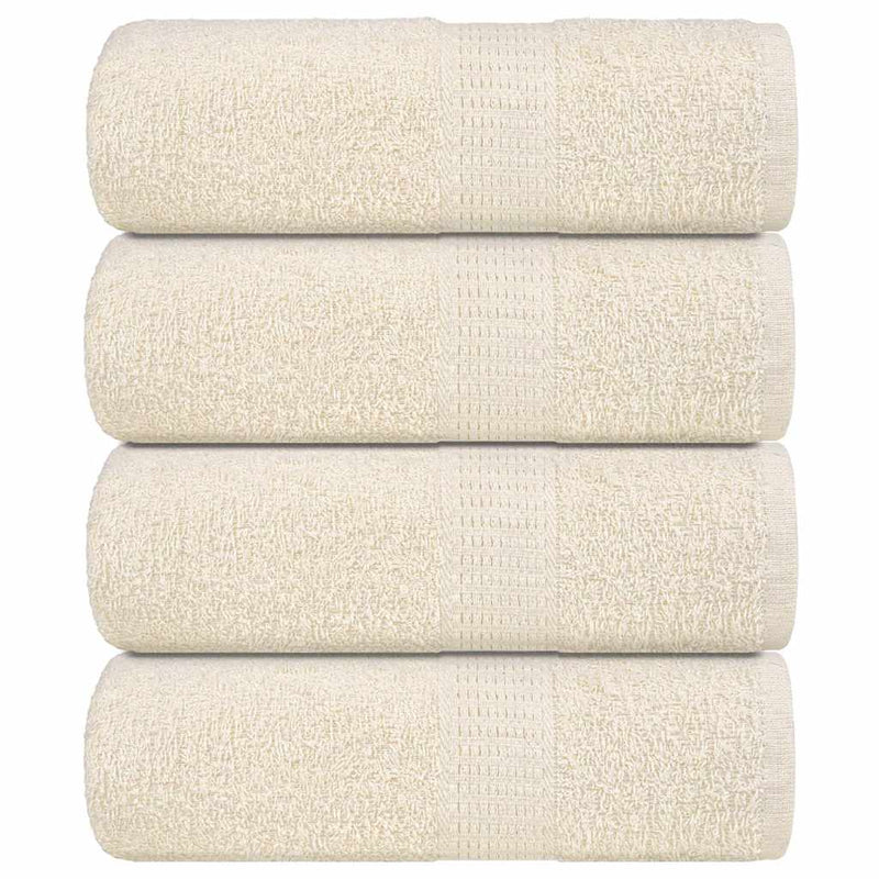 Handdoeken 360 G/M² 100% Katoen Kleurig Crème