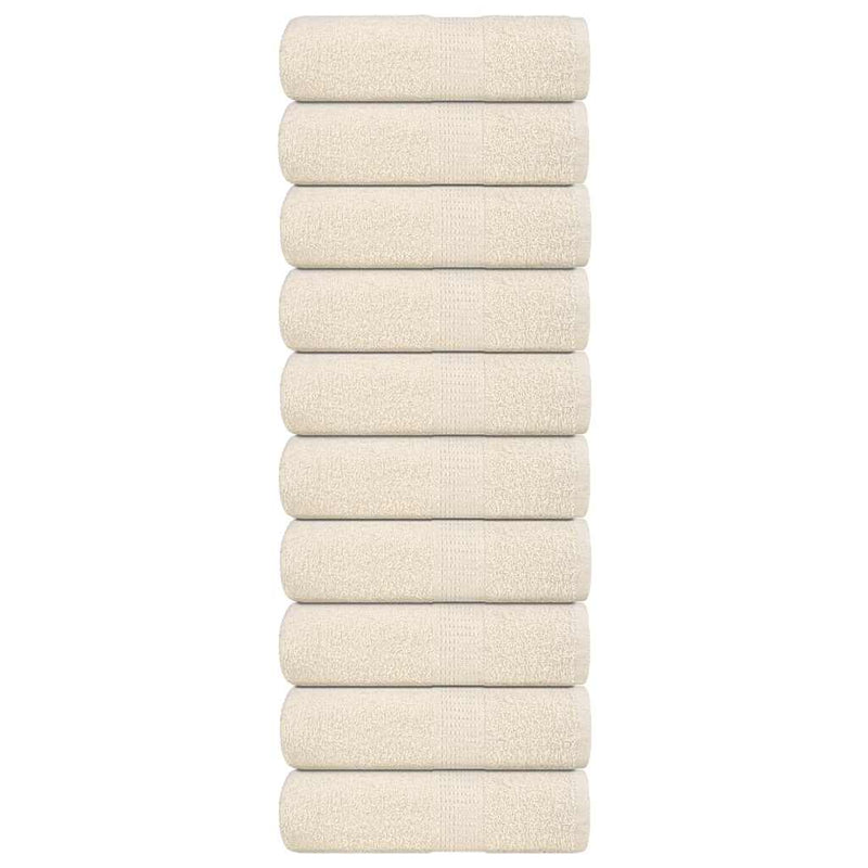 Handdoeken 360 G/M² 100% Katoen Kleurig Crème