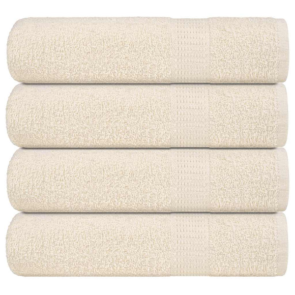 Handdoeken 360 G/M² 100% Katoen Kleurig Crème