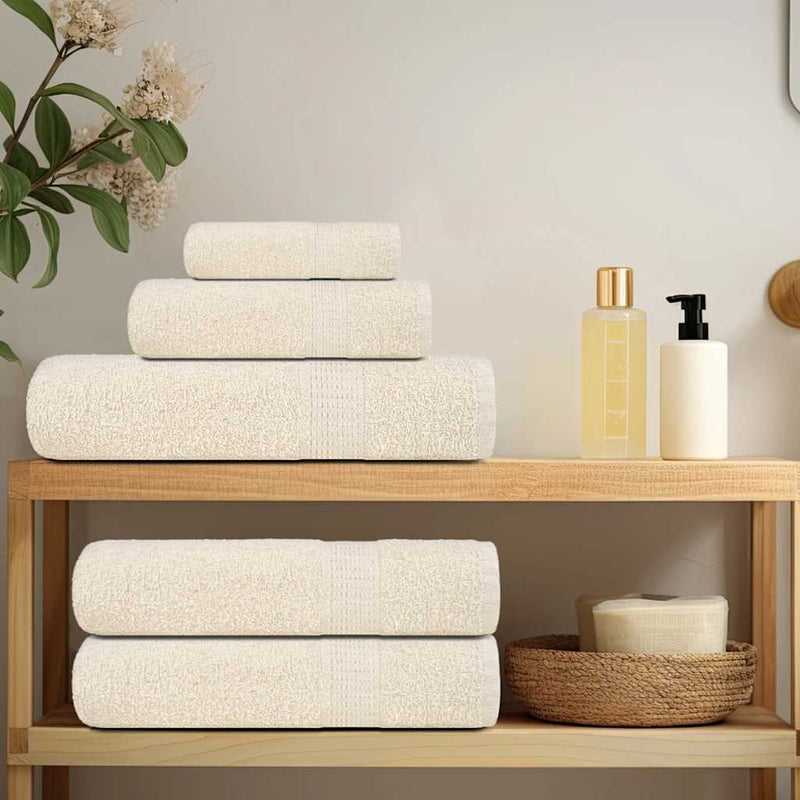 Handdoeken 360 G/M² 100% Katoen Kleurig Crème
